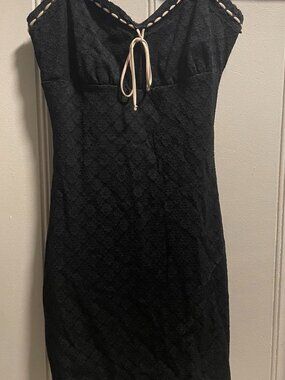 Windsor Women's Black and Navy Dress
